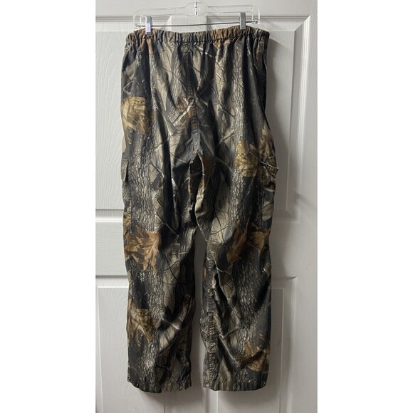 Field and Stream Pants Mens Large Pull on Lined Cargo Camoflauge Hunting Damaged - Picture 3 of 11